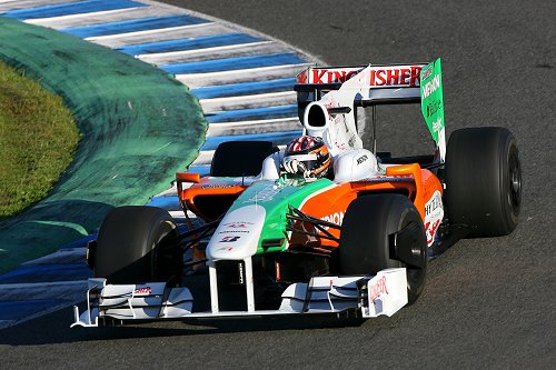 JR Hildebrand testte een jaar geleden bij Force India
